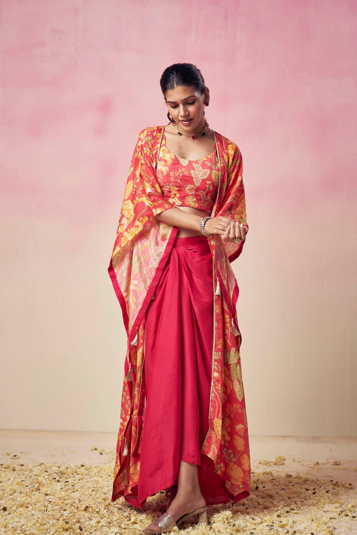 Rococco Pink Crush Cape Set