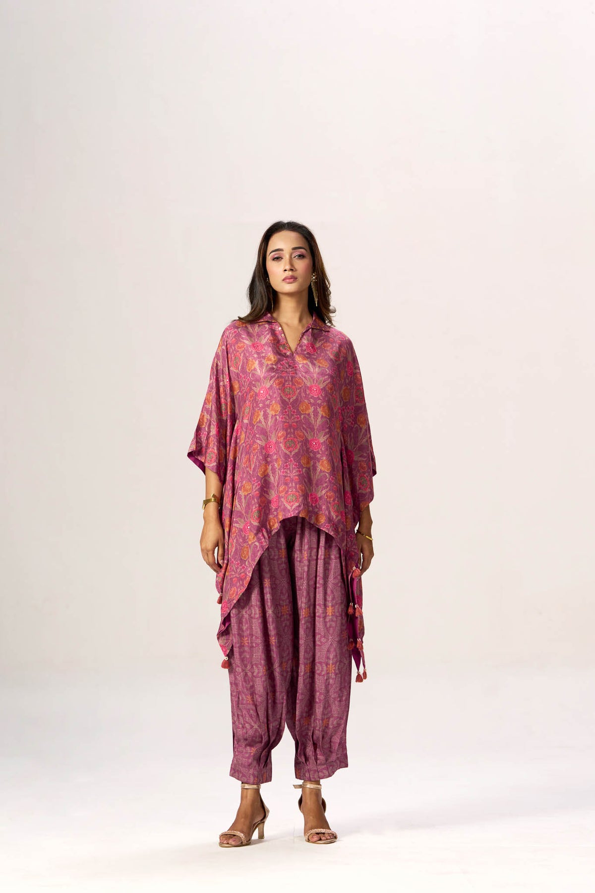Aabha Viscose Muslin co-ord set front view
