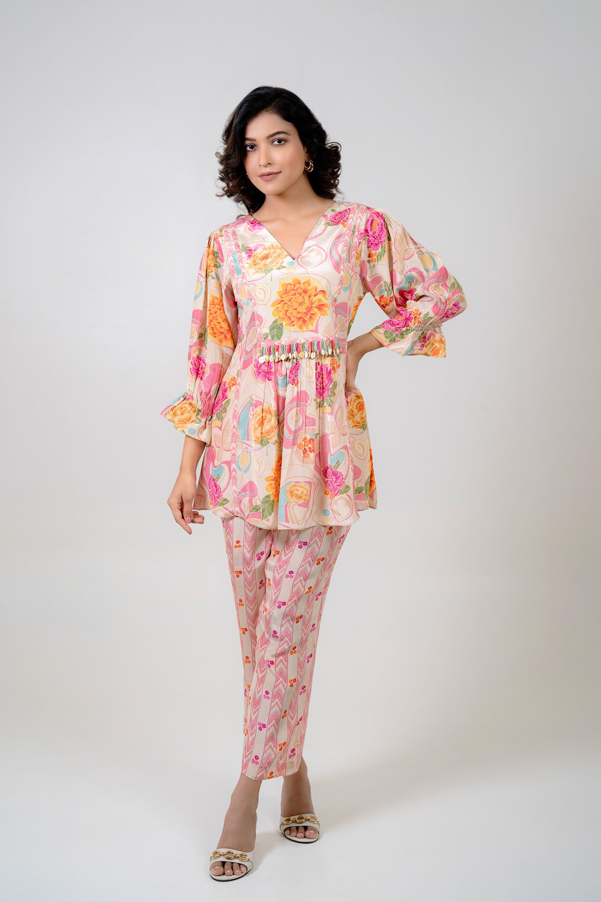 Bloom Crepe Co-Ord Set