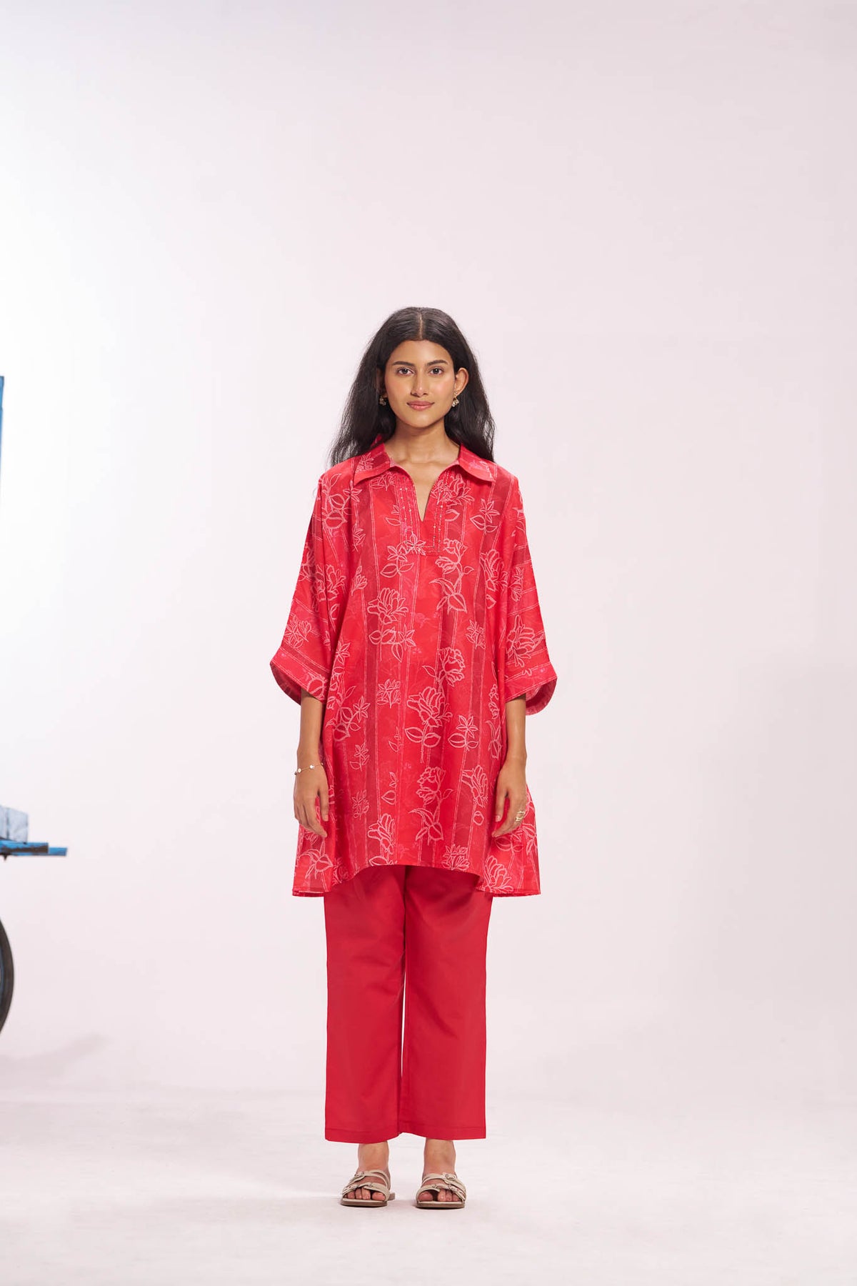 Crimson Red Cotton Co- Set